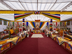 Prayer Hall with offerings